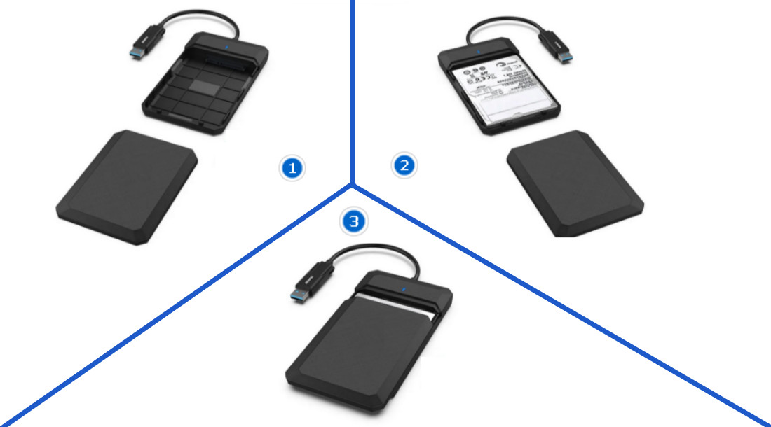 將 SATA HDD 外接盒連接至電腦